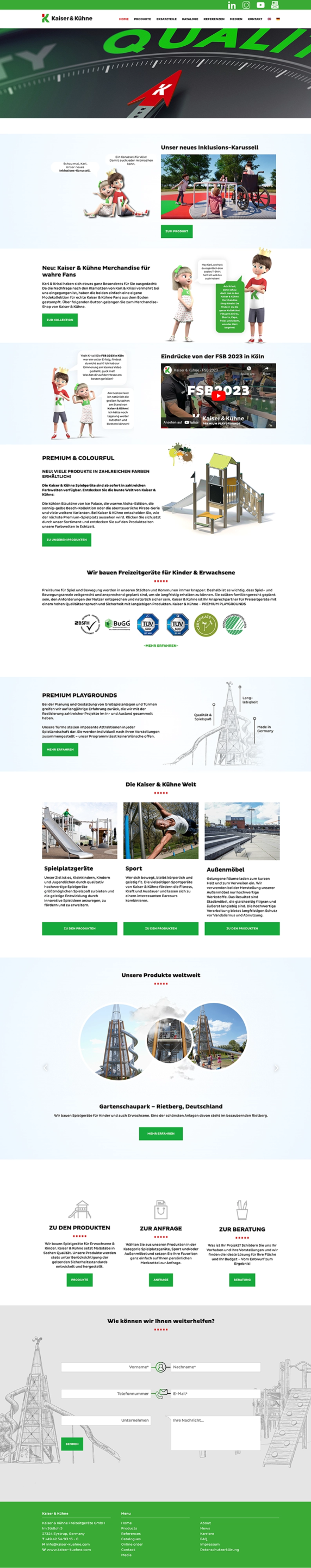 Website-Rebranding der Marke Diederichs